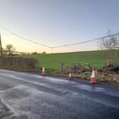 Damage to overhead fibre cables between Mitford and Dyke Neuk.