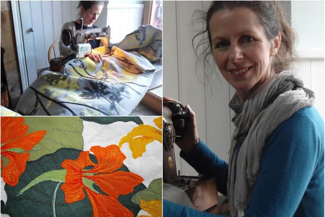 Textile artist Helen Poremba's new exhibition can be seen at Bailiffgate Museum in Alnwick from September 9.