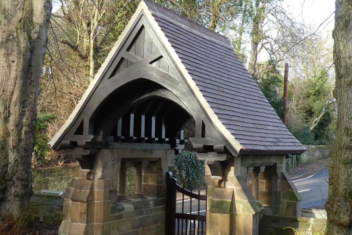 Delight as a Lychgate in a Northumberland village has been restored to its former glory 