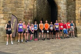 The start line of this year's Castles and Islands Challenge. Picture: Samantha Scott