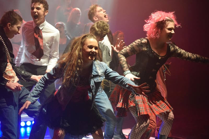 The Queen musical We Will Rock You was performed by Duchess's Community High School students at Alnwick Playhouse.