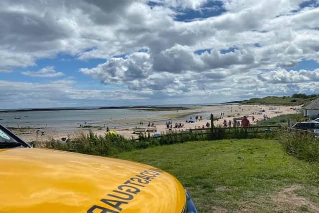 A photo shared by Howick Coastguard Rescue Team as its crew patrolled the Northumberland coast at the weekend.