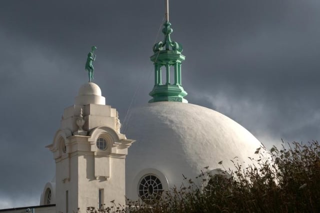 This white dome used to mark the entrance to the Spanish City in Whitley Bay. The building is now a dining destination.