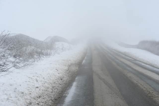 A significantly drier day is forecast for Northumberland, but snowy spells are expected in and around Alnwick as temperatures hover around zero