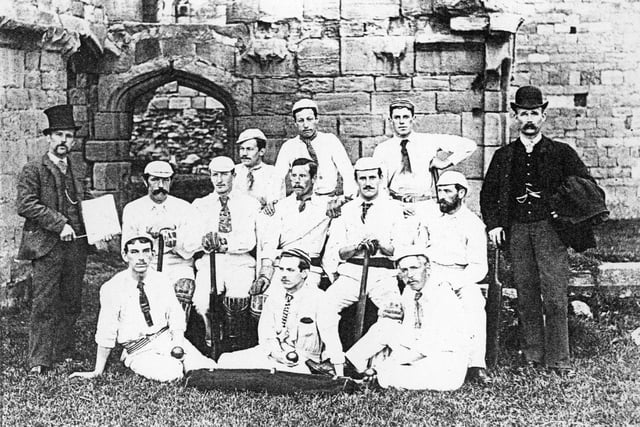 Warkworth Cricket Club team photograph 1890.