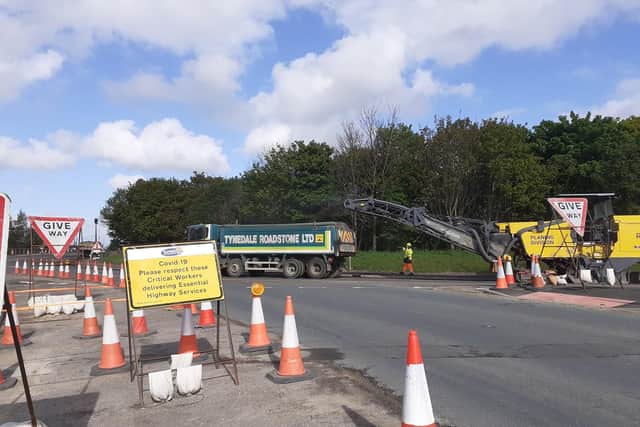 Durham County Council has said work has restarted on Junction 61 of the A1 at Bowburn following a halt caused by the coronavirus outbreak.