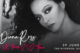 Diana Ross will bring her Thank You tour to Durham County Cricket Club on Wednesday, June 29.