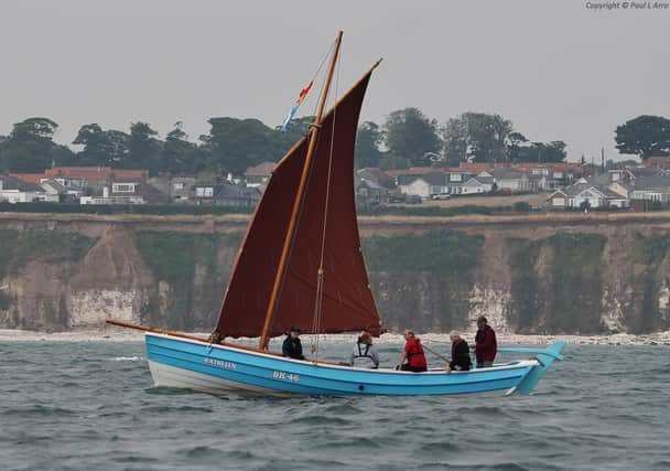 Seahouses fishing coble takes part in sailing festival following