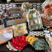 Bags made by a hospice volunteer will be on sale.
