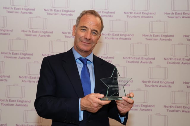 Robson Green received a special honour for his TV work promoting the county.
