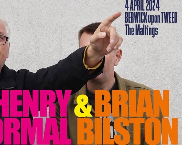 A very special night of poetry and comedy from Henry Normal and Brian Bilston coming to The Maltings in Berwick on April 4.