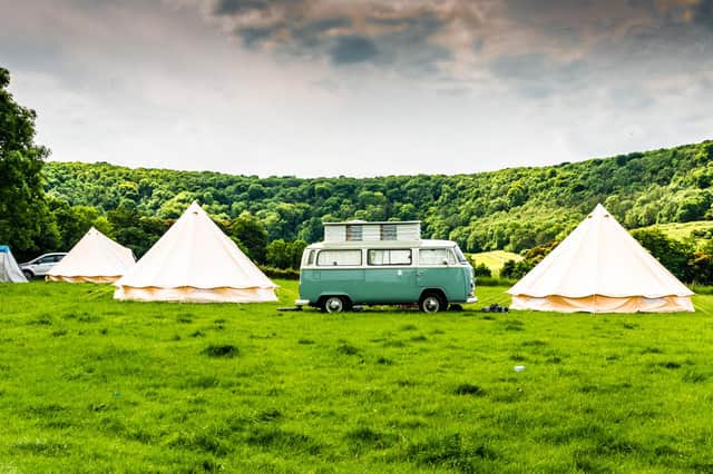 Northumberland has seen growth in farm diversification businesses such as glamping.