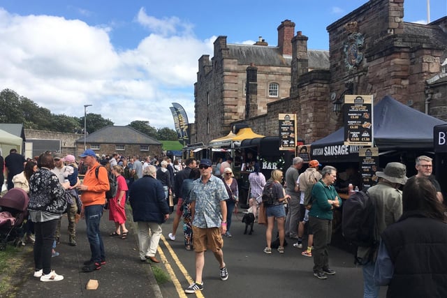 Festival organisers were rewarded by a sunny weekend, although the high winds did cause an issue with the marquee on Saturday, and thousands of visitors.