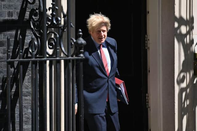 UK prime minister Boris Johnson eased lockdown measures in England on 13 May.