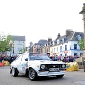 Duns town centre pictured during a Jim Clark Rally. Picture by Kimberley Powell.