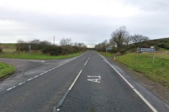 The A1 near Warenford.