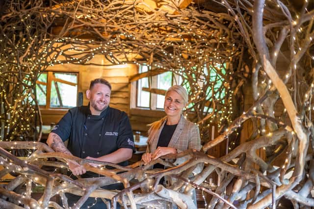 Executive head chef Gareth Clarke and strategic head of catering, retail and hospitality, Victoria Watson. Picture Phil Wilkinson / The Alnwick Garden