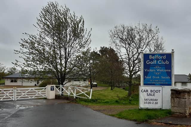 An £11m redevelopment of the Belford Golf Club site is proposed.