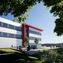 A CGI of the QTS data centre in Cambois.