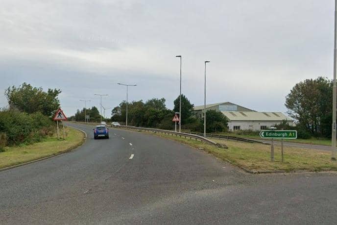 The A1 north of Berwick.