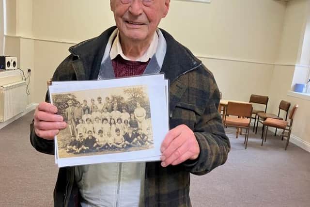 Old school pictures were on show at an open day for the Village Hall Heritage Project.