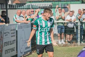 Dan Lanning continued his impressive run of form with a goal against Grimsby Borough on Saturday.