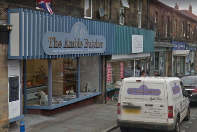 The Amble Butcher on Queen Street, Amble, received a 0-star rating on September 22, 2022.