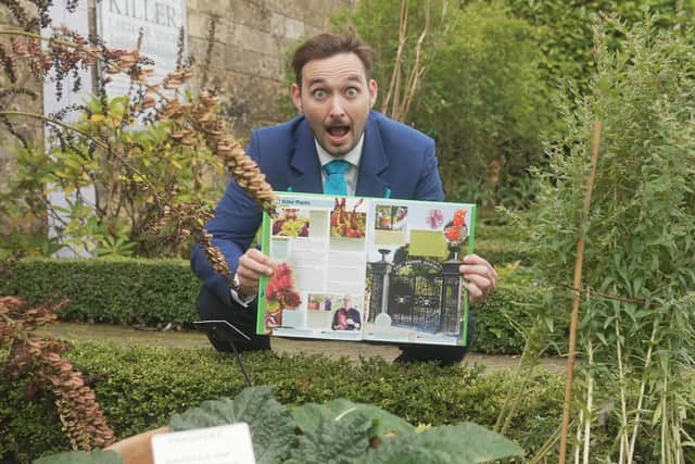 Will Munford, official Guinness World Records Adjudicator, in The Poison Garden.