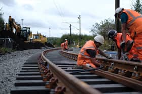 Rail engineering work is planned between Newcastle and Edinburgh. Picture: Network Rail
