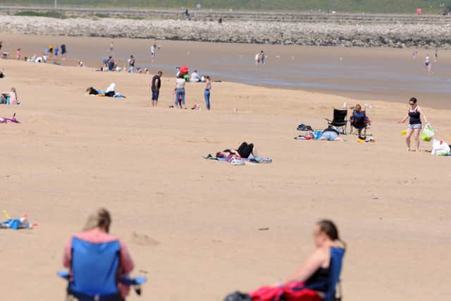 Residents head outdoors in South Tyneside as the weather hots up.
