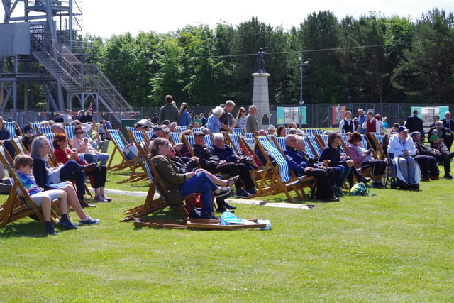 Around 1,400 people attended the Miners' Picnic.