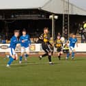 Match action from Berwick Rangers vs Rangers B on Saturday. Picture by Alan Bell.