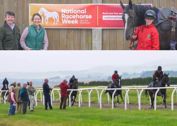 National Racehorse Week open day, which was held at the Hazelrigg yard of Tony and Rose Dobbin. Pictures by Robert Thomson.