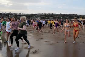 The Boxing Day dip at Spittal has been postponed but could be rescheduled for Easter. Picture by Jane Coltman