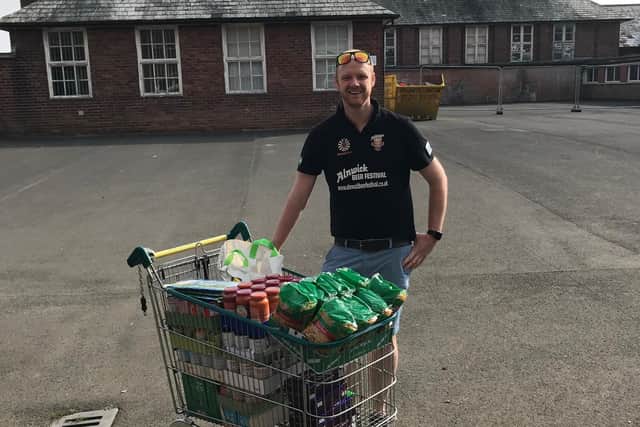 Alnwick Round Table has been helping with food bank deliveries.