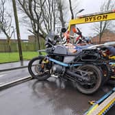 Seized motorcycles Northumberland, March 2024. Picture: Northumbria Police.