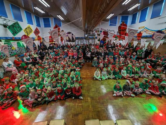 After a frustrating week of elf chaos, Mr Heeley was tired of seeing the little pranksters... Unbeknownst to him, all of the children, parents and staff had all dressed as elves!