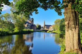 The River Wansbeck at Morpeth. Picture by Alison Byard.