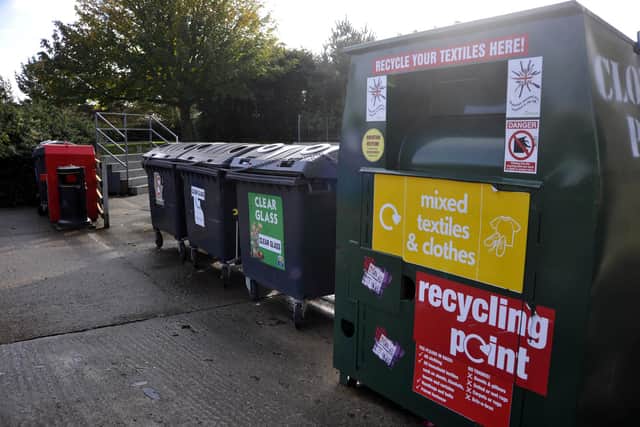 Belford recycling point
