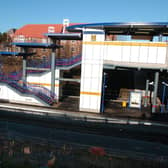 The existing Northumberland Park Metro station, next to where the new station will be built.