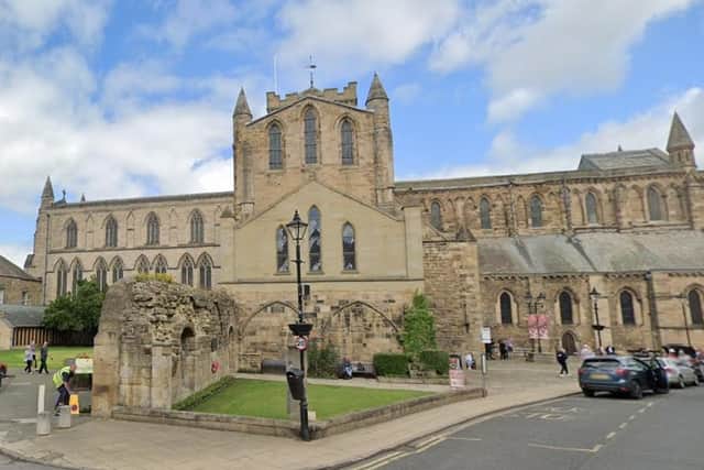 A county service of thanksgiving for Queen Elizabeth II is being held at Hexham Abbey.