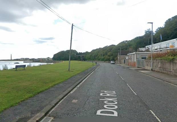Dock Road in Tweedmouth.