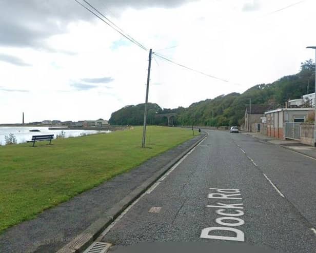 Dock Road in Tweedmouth.
