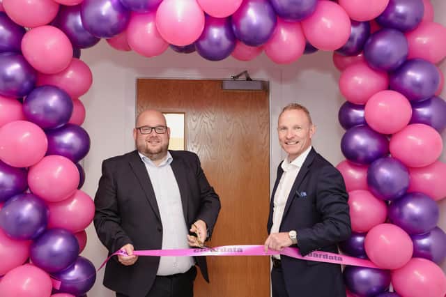 From left, David Elliott, chief digital information officer at Northumbria Healthcare, and David Bryce, Cleardata’s managing director.