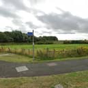 The proposed development site in Newbiggin.
