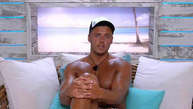 Brad McClelland on Love Island.
Picture courtesy of ITV/Lifted Entertainment
