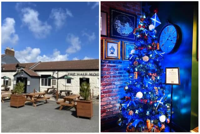 The pub will be using a Christmas tree to raise cash for charity.