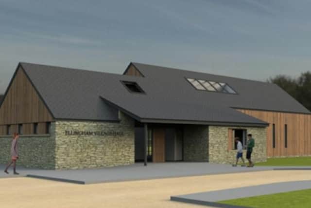 An impression of how a new Ellingham Village Hall could look.