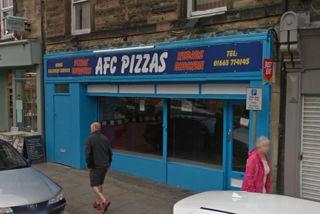 AFC Pizza on Queen Street, Amble, received a 1-star food hygiene rating on November 25, 2021.