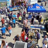 A busy harbour on fete day. Picture: Seahouses RNLI
